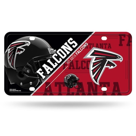 Rico Industries Atlanta Falcons License Plate Metal 6734548508